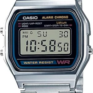 Casio A158WA Series | Unisex Digital Watch | Vintage | WR | 100 SEC Stop Watch
