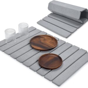 Large Stone Dish Drying Mat for Kitchen Counter,