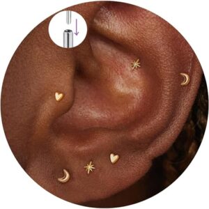 Flat Back Helix Piercing Jewelry