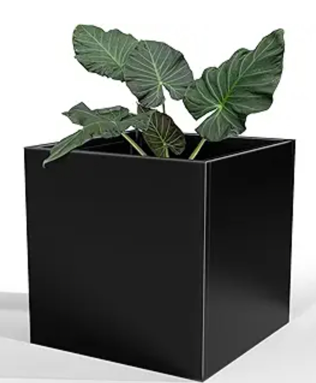 Tall Metal Planter Box 1 Tall Metal Planter Box