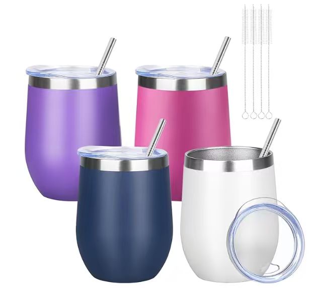 Stainless Steel Stemless Tumbler Set 1 Stainless Steel Stemless Tumbler Set