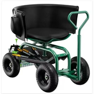 Garden Seat with Wheels