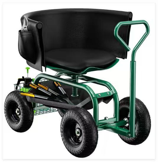Garden Seat with Wheels 1 Garden Seat with Wheels