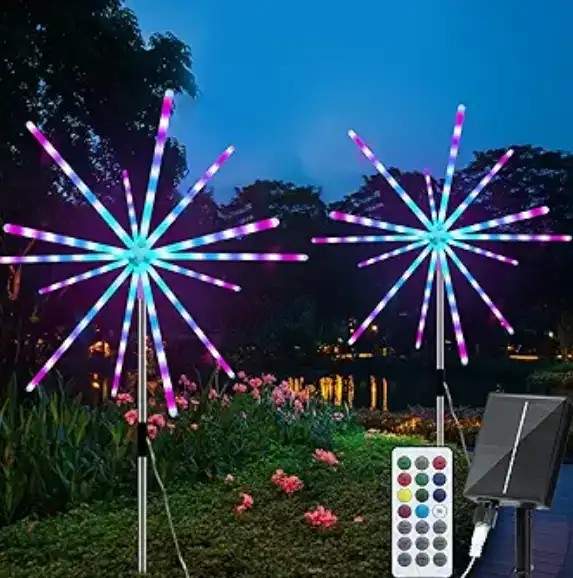 Solar Firework Lights Outdoor 1 Solar Firework Lights Outdoor