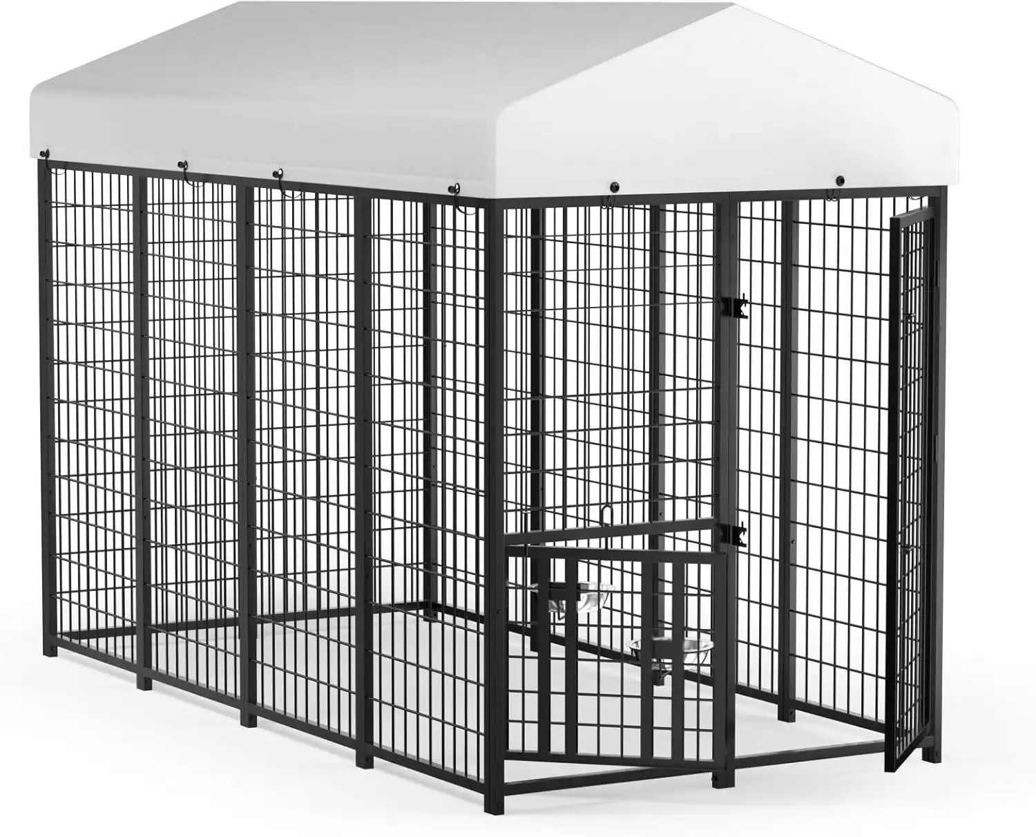 LOVMOR Outdoor Dog Kennel with Roof 1 LOVMOR Outdoor Dog Kennel with Roof