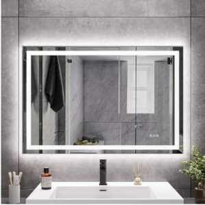 Led Bathroom Mirror with Front and Backlight